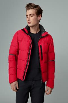 Chamarras Canada Goose Hombre Mexico - HyBridge Chaqueta De Plumas Rojos KB2940386